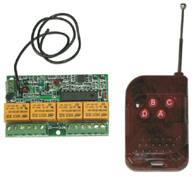 4 channel Transmitter and Receiver